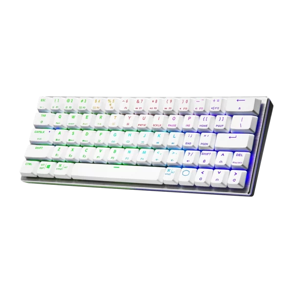 کیبورد Cooler Master SK622 - سوییچ قرمز - بی‌سیم - سفید
