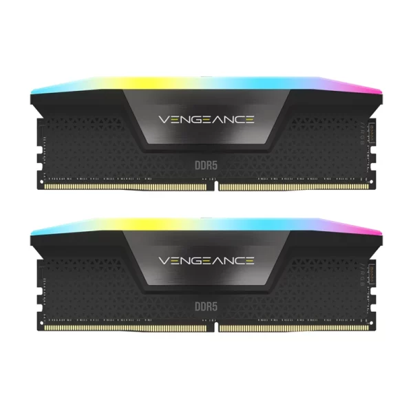 رم دسکتاپ DDR5 دو کاناله 5200 مگاهرتز CL36 کورسیر مدل VENGEANCE RGB ظرفیت 32 گیگابایت