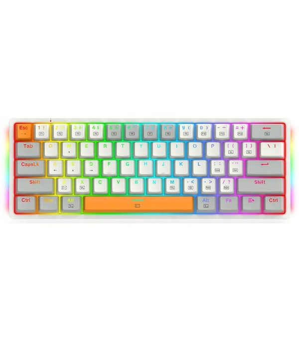 کیبورد مکانیکال گیمینگ ردراگون KEYBOARD REDRAGON Akali K642 WGO