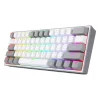 کیبورد مکانیکال گیمینگ ردراگون KEYBOARD REDRAGON  K617 FIZZ RGB White-Grey - Image 2