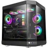 کیس گیمینگ گیم مکس HYPE Black - Image 2