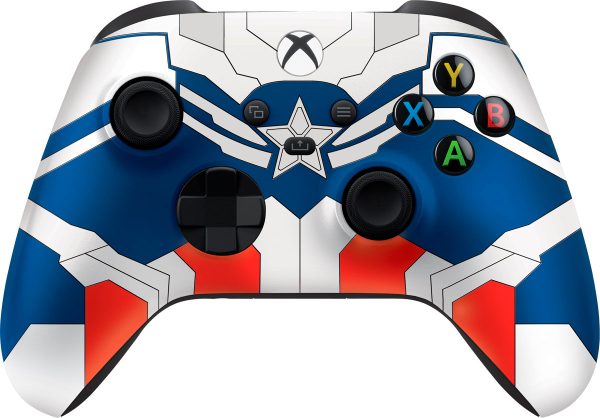 دسته ایکس باکس و پایه شارژر Razer - طرح محدود Captain America